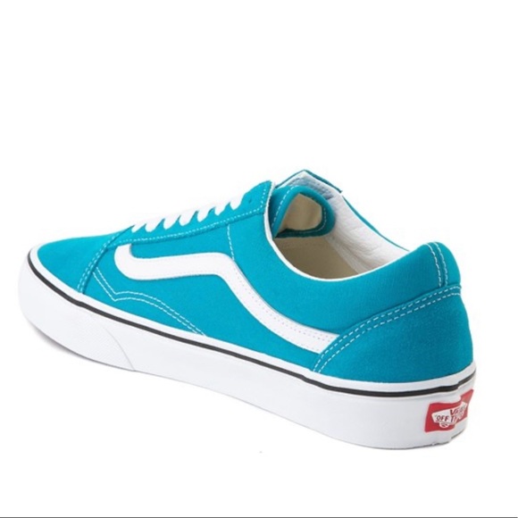 Vans Old Skool Skate Shoe - Blue Sea - Picture 3 of 7